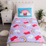 Peppa Pig Wutz Kinder-Bettwäsche Mickey 100 x 135 cm - weiche Baumwolle