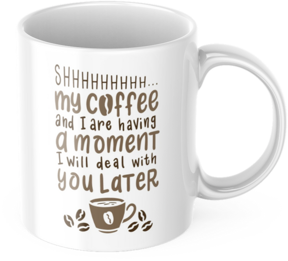 Lustige Tasse für die Kaffeepause Frühstück Morgen Arbeit Kaffee Büro Geschenk