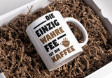 Lustige Kaffeetasse "Die Einzig Wahre Fee Ist Der Kaffee" Frühstück Morgen Arbeit Tasse Büro Geschenk