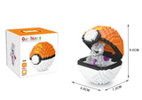 Pokemon Mewtu mit Pokeball LNO Micro-Bricks Figur Mewtwo