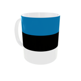 Estland Kaffeetasse Flagge Pot Kaffee Tasse Becher EST Coffeecup Büro Tee