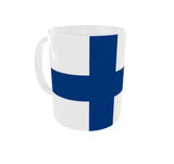 Finnland Kaffeetasse Flagge Pot Kaffee Tasse Becher FIN Coffeecup Büro Tee