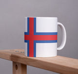 Färöer Kaffeetasse Flagge Dänemark Pot Kaffee Tasse Becher Coffeecup Büro Tee