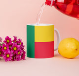 Benin Tasse Flagge Pot Kaffeetasse National Becher Kaffee Cup Büro