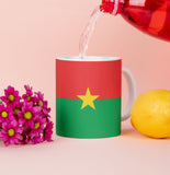 Burkina Faso Tasse Flagge Pot Kaffeetasse National Becher Kaffee Cup Büro Tee