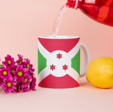 Burundi Tasse Flagge Pot Kaffeetasse National Becher Kaffee Cup Büro Tee