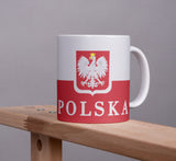 Kaffeetasse Polen Adler Pot Flagge Kaffee Tasse Becher PO Coffeecup Büro Tee