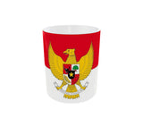 Indonesien Kaffeetasse Flagge Pot Kaffee Tasse IDN Becher Coffeecup Büro Tee
