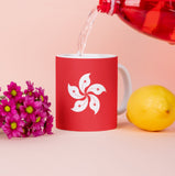Hongkong China Kaffeetasse Flagge Pot Kaffee Tasse HK Becher Coffeecup Büro Tee