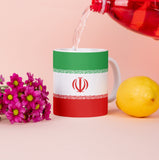 Iran Kaffeetasse Flagge Pot Kaffee Tasse IRN Becher Coffeecup Büro Tee