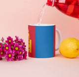 Mongolei Kaffeetasse Flagge Pot Kaffee Tasse National Becher Coffeecup Büro Tee