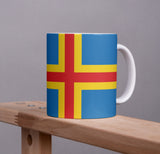Åland Kaffeetasse Flagge Finnland Pot Kaffee Tasse Becher Coffeecup Büro Tee