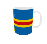Åland Kaffeetasse Flagge Finnland Pot Kaffee Tasse Becher Coffeecup Büro Tee
