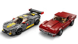 LEGO 76903 Speed Champions Chevrolet Corvette C8.R & 1969 Chevrolet Corvette