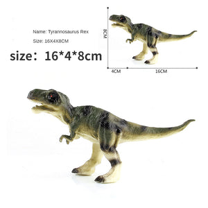 Dinosaurier Figur T-Rex Dino Hartplastik Actionfigur 16cm Tyrannosaurus