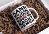 Lustige Kaffeetasse "Kann ich nicht beurteilen müsste ich nackt sehen" Männer Vatertag Tasse Büro Geschenk