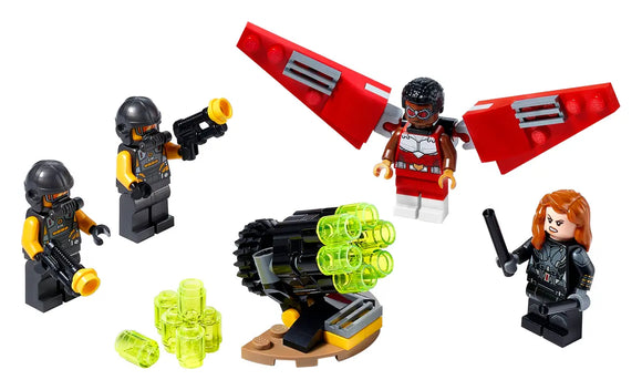LEGO 40418 Marvel Falcon und Black Widow machen gemeinsame Sache