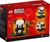 LEGO 40443 Brick Headz Pandas fürs chinesische Neujahrsfest