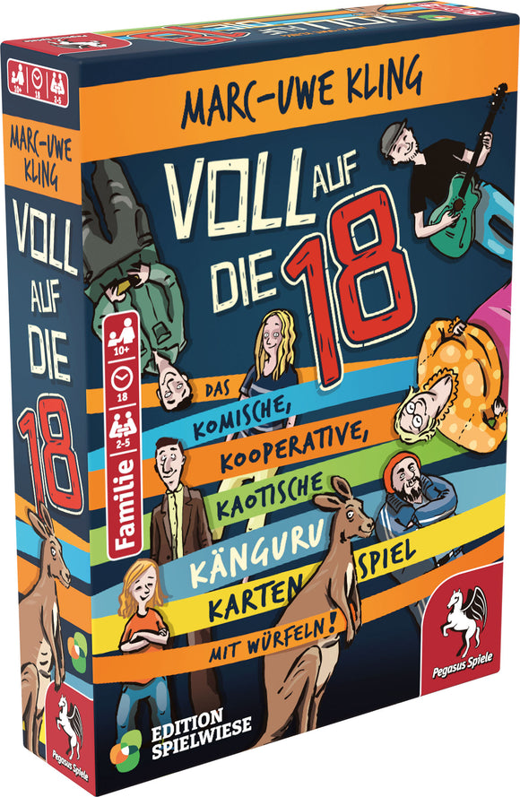 Voll auf die 18 – Das Känguru-Kartenspiel (Edition Spielwiese)