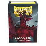 Dragon Shield Kartenhüllen Matte – Blood Red Sleeves (100)