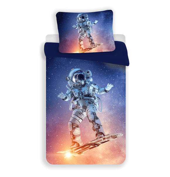 Astronaut Bettwäsche - 140x200 cm Kissen und Decke