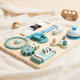Montessori Beschäftigung Board - Sensorisches Brett - Kinder Lernspielzeug für Feinmotorik ab 3 Jahre