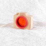 Hölzerne Mini Kamera für Kinder - Lernspielzeug & kreatives Geschenk