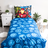 Marvel Avengers Bettwäsche - 140x200 cm Kissen und Decke