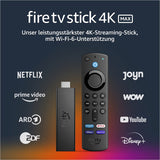 Fire TV Stick 4K Max mit Wi-Fi 6 und Alexa-Sprachfernbedienung (mit TV-Steuerungstasten)