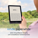 Kindle Paperwhite 16 GB mit 6,8-Zoll-Display mit Werbung - Schwarz