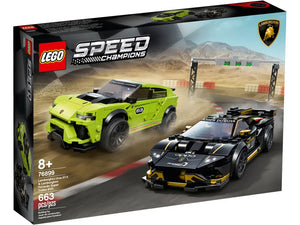 LEGO 76899 Speed Champions Lamborghini Urus ST-X & Lamborghini Huracán Super Trofeo EVO