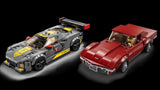 LEGO Speed Champions 76903 Chevrolet Corvette C8.R & 1968 Chevrolet Corvette-Tinisu