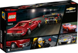 LEGO Speed Champions 76903 Chevrolet Corvette C8.R & 1968 Chevrolet Corvette-Tinisu
