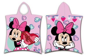 Minnie Maus Kinder Poncho weich kuschelig 50 x 110 cm Kuscheldecke