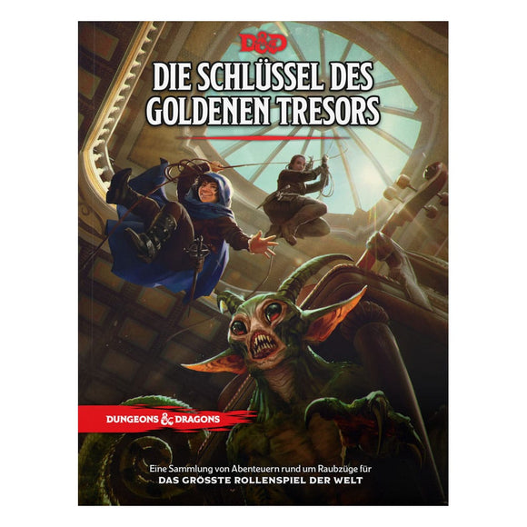 D&D: RPG Abenteuer Die Schlüssel des Goldenen Tresors - Dungeons and Dragons