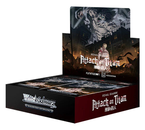 Weiss Schwarz Display Booster Box: Attack On Titan - Final Season