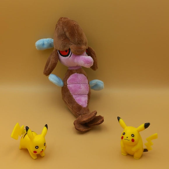 Pokemon Algitt Kuscheltier - 16 cm Plüschtier Skrelp