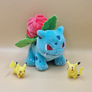 Pokemon Bisaknosp Kuscheltier - 12 cm Plüschtier Ivysaur