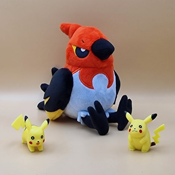 Pokemon Dartignis Kuscheltier - 18 cm Plüschtier Fletchinder