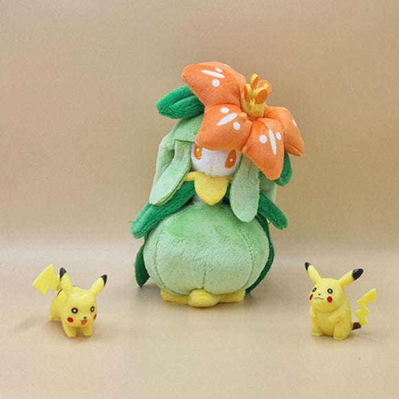 Pokemon Dressella Kuscheltier - 13 cm Plüschtier Lilligant