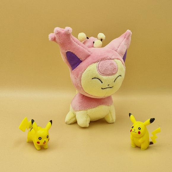 Pokemon Eneco Kuscheltier - 14 cm Plüschtier Skitty