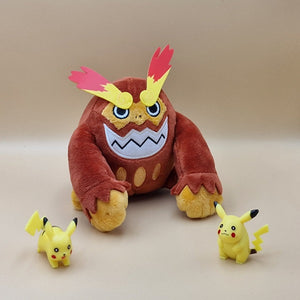 Pokemon Flampivian Kuscheltier - 14 cm Plüschtier Darmanitan