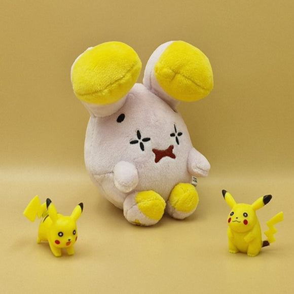 Pokemon Flurmel Kuscheltier - 12 cm Plüschtier Whismur