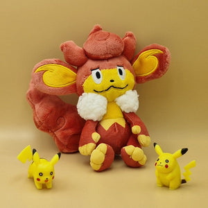 Pokemon Grillchita Kuscheltier - 18 cm Plüschtier Simisear