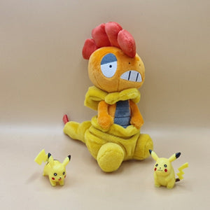 Pokemon Irokex Kuscheltier - 17 cm Plüschtier Scrafty