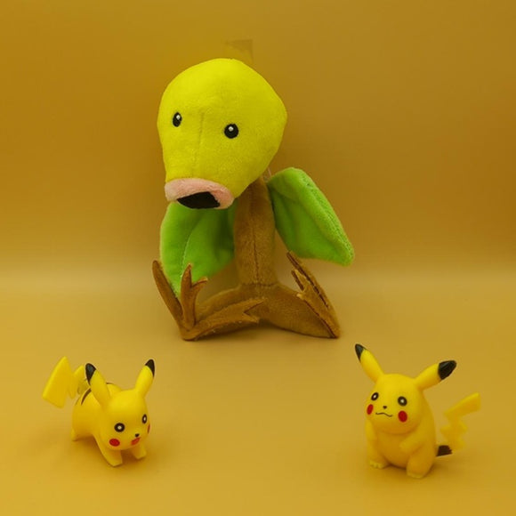 Pokemon Knofensa Kuscheltier - 17 cm Plüschtier Bellsprout