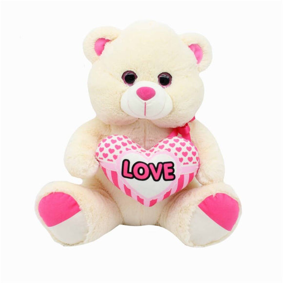 Bärchen Kuscheltier Love Bär Liebe Teddi - 28 cm Plüschtier weiches Stofftier