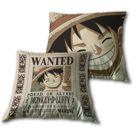 One Piece Dekokissen 35×35 - Kissenbezug mit Füllung