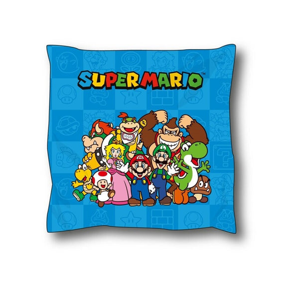 Super Mario Dekokissen 35×35 - Kissenbezug mit Füllung