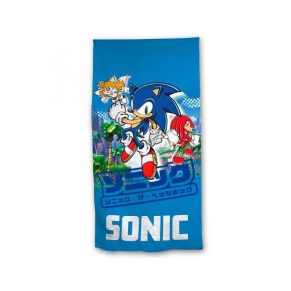 Sonic Handtuch Strand Badetuch 70x140cm Sonic the Hedgehog